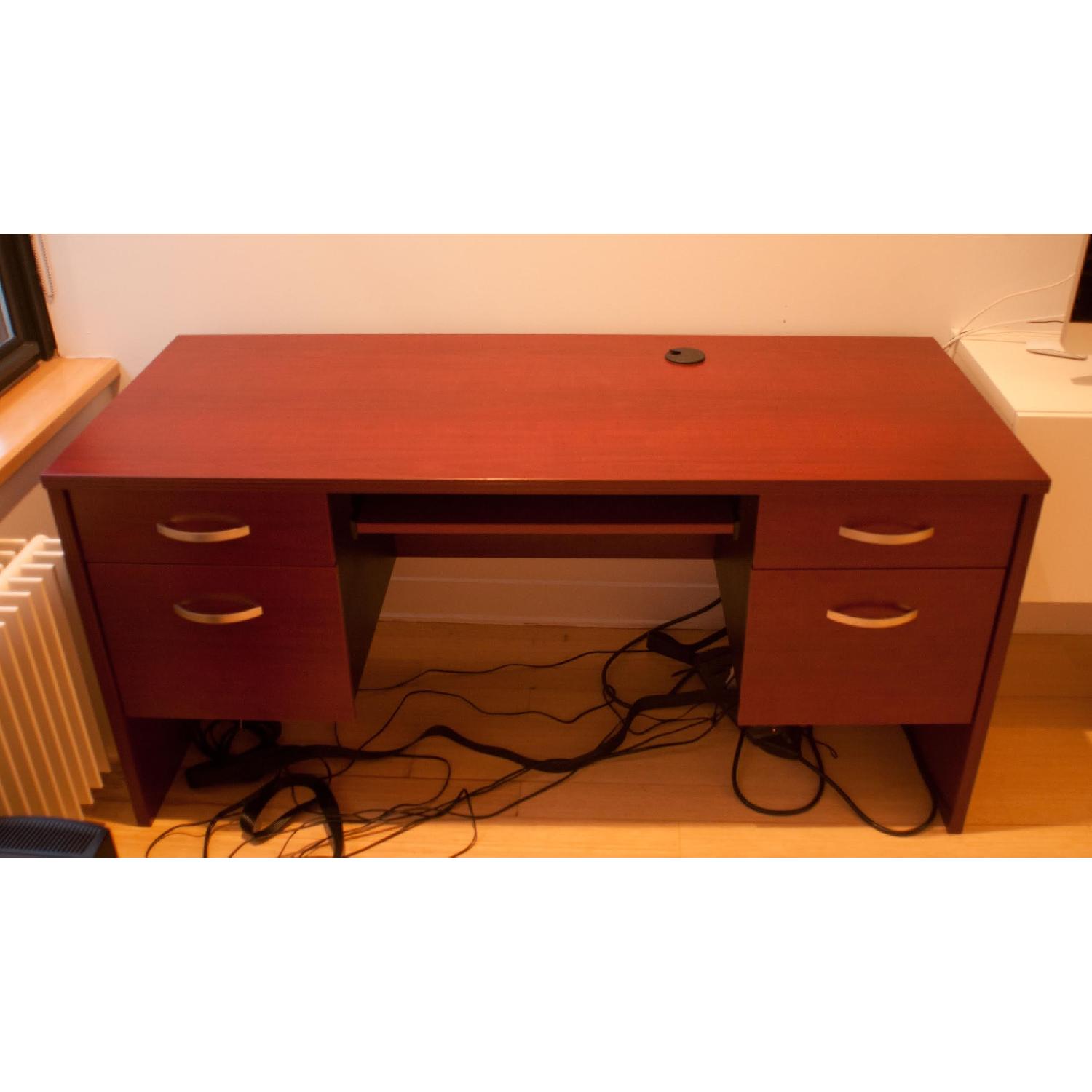 Executive Furniture Corp. Executive Office Desk w/ Lock and Drawers - image-4