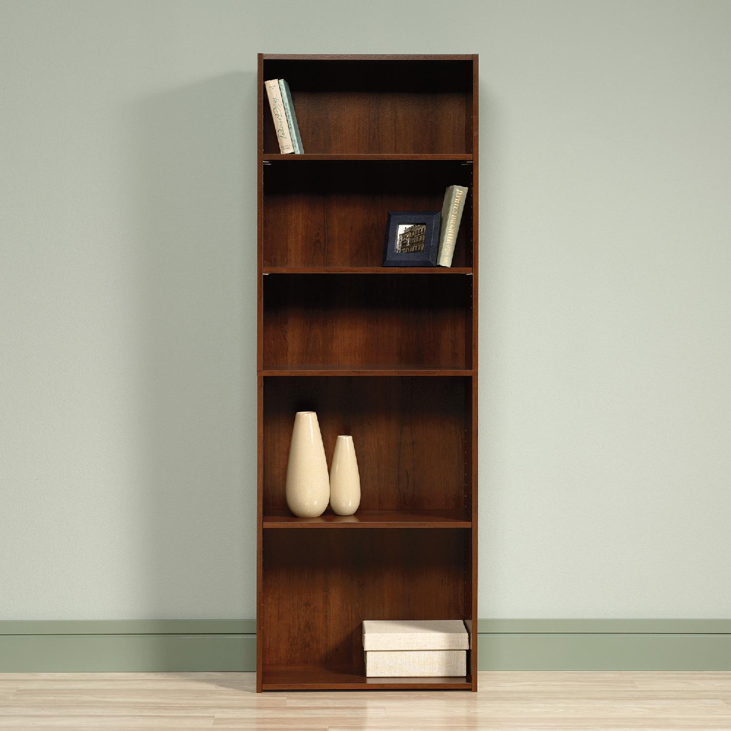 Sauder Cherry Bookcase - image-1