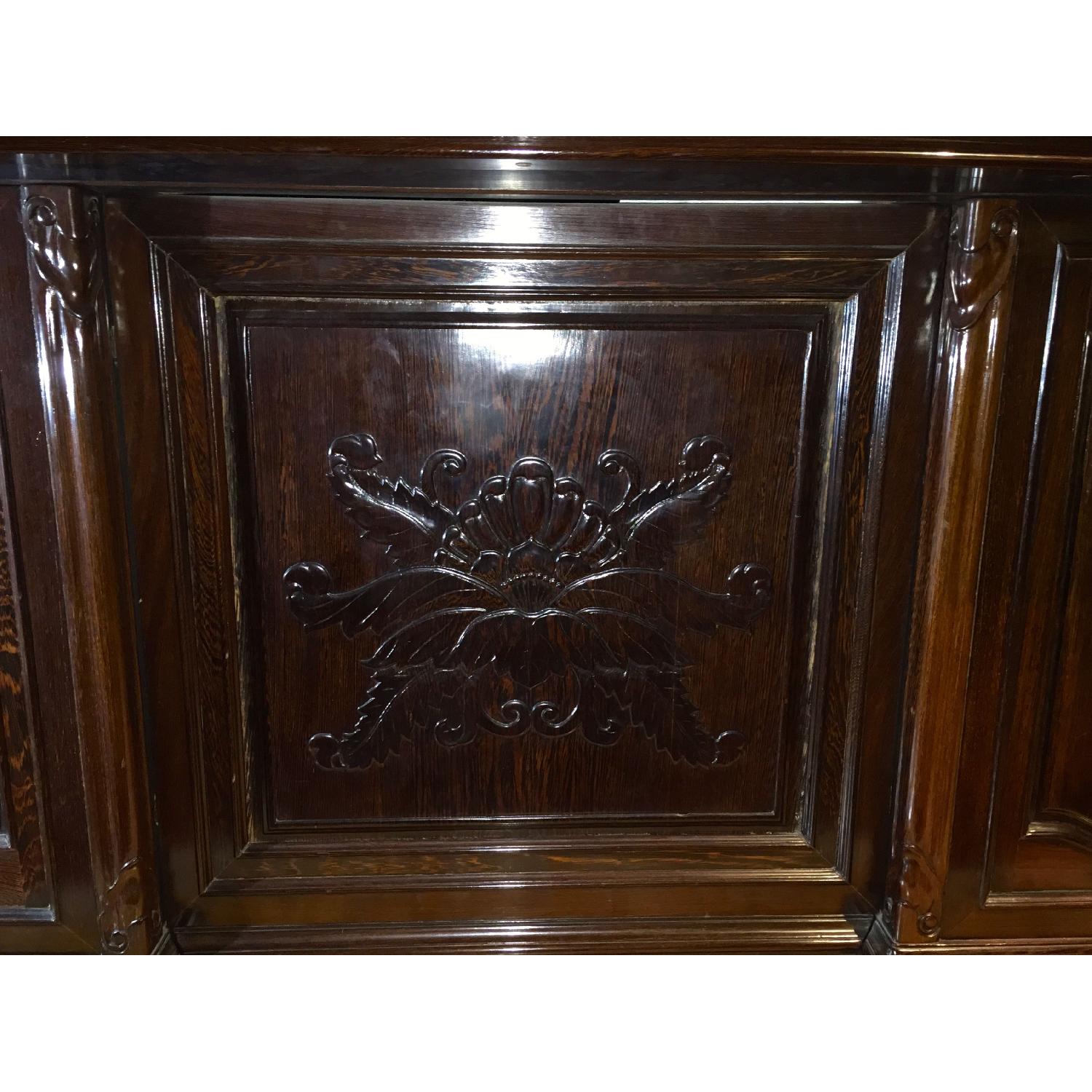 Solid Ebony Executive Desk - image-5