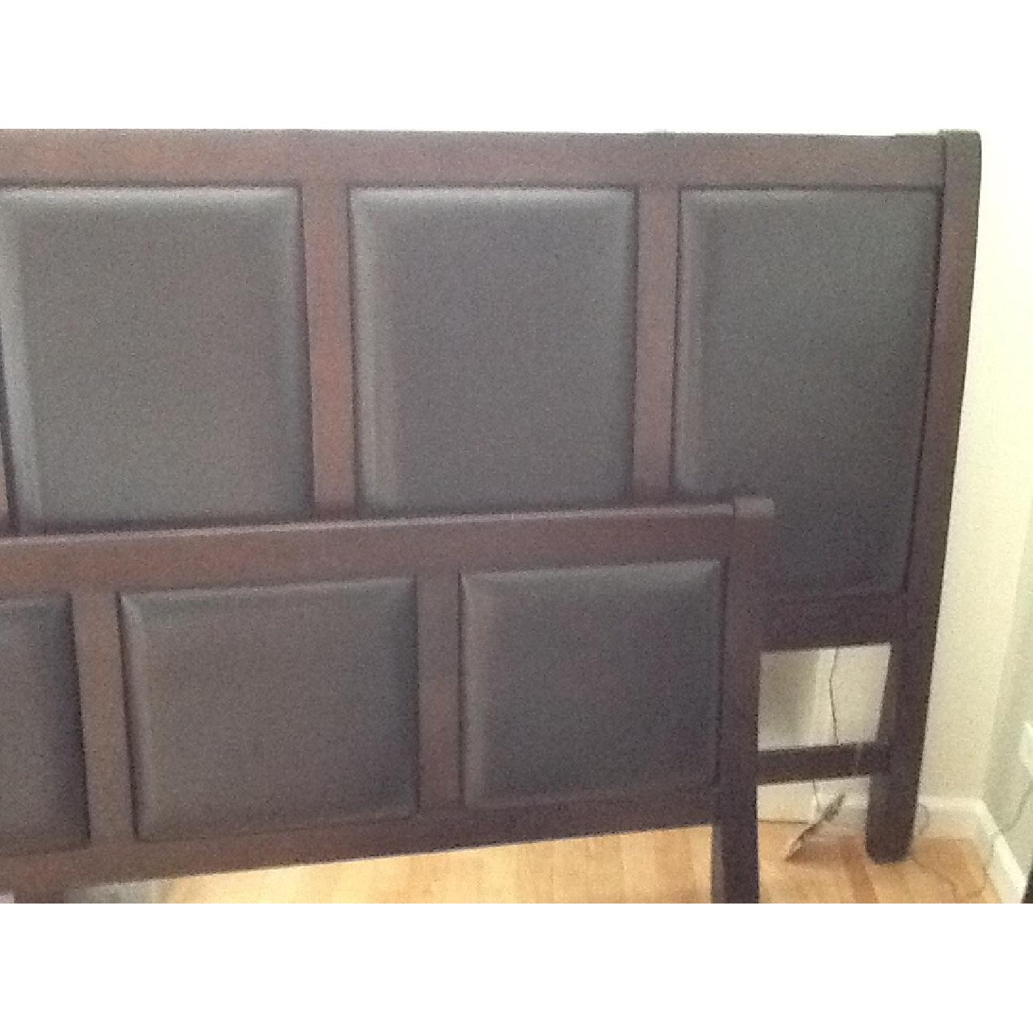 Queen Size Bed Frame w/ Headboard and Footboard - image-3