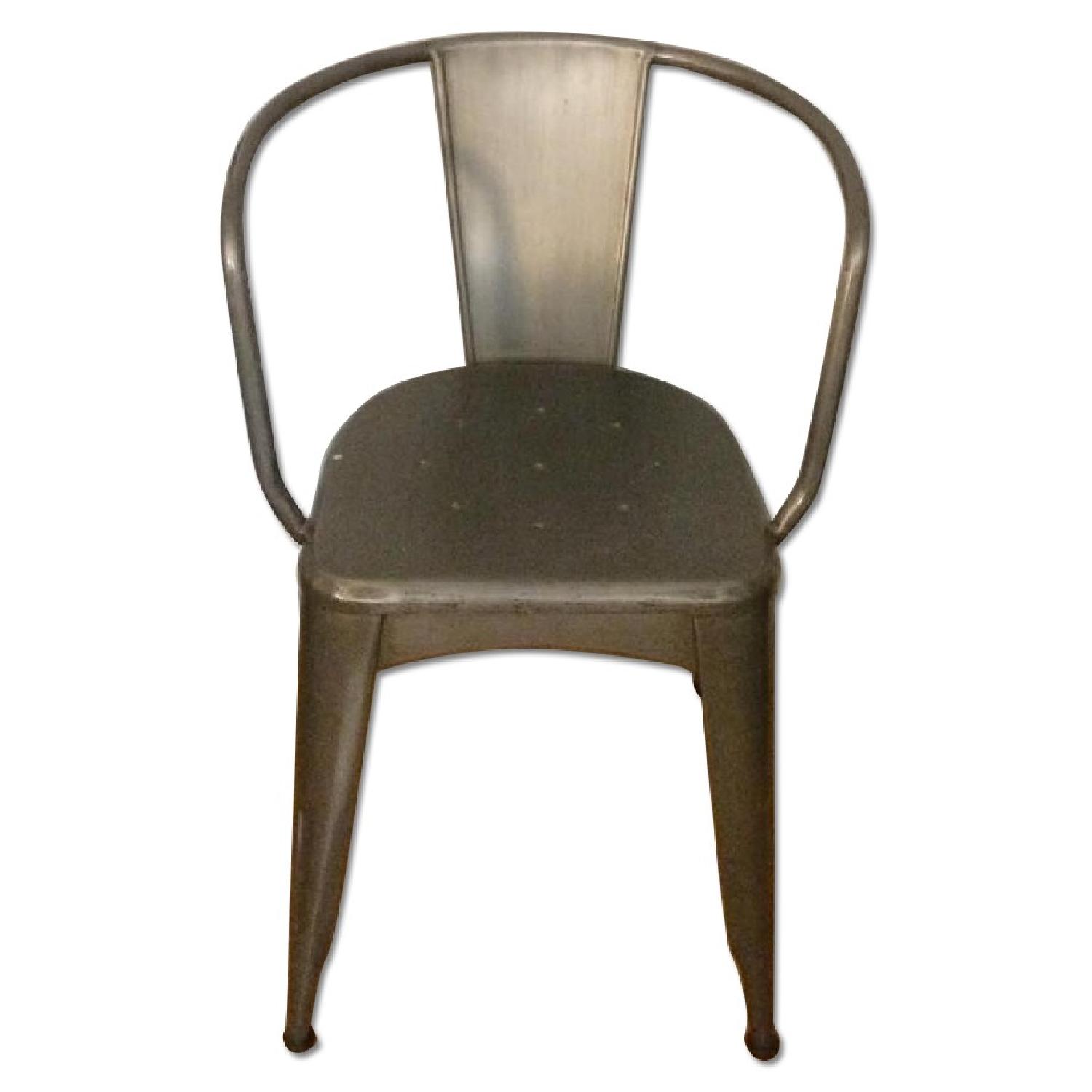 World Market Metal Tub Chair - image-0