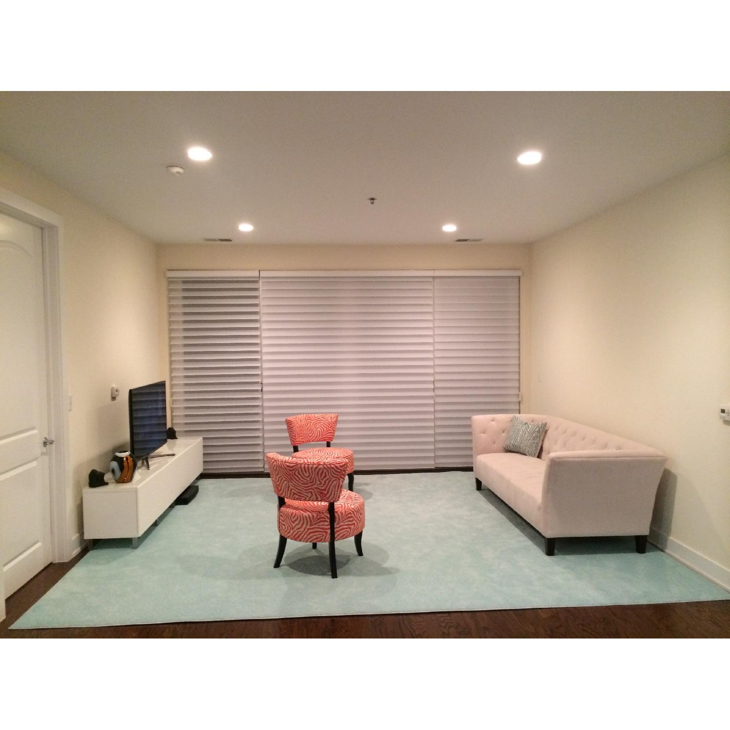 Plush Teal Oversized Area Rug. - image-1