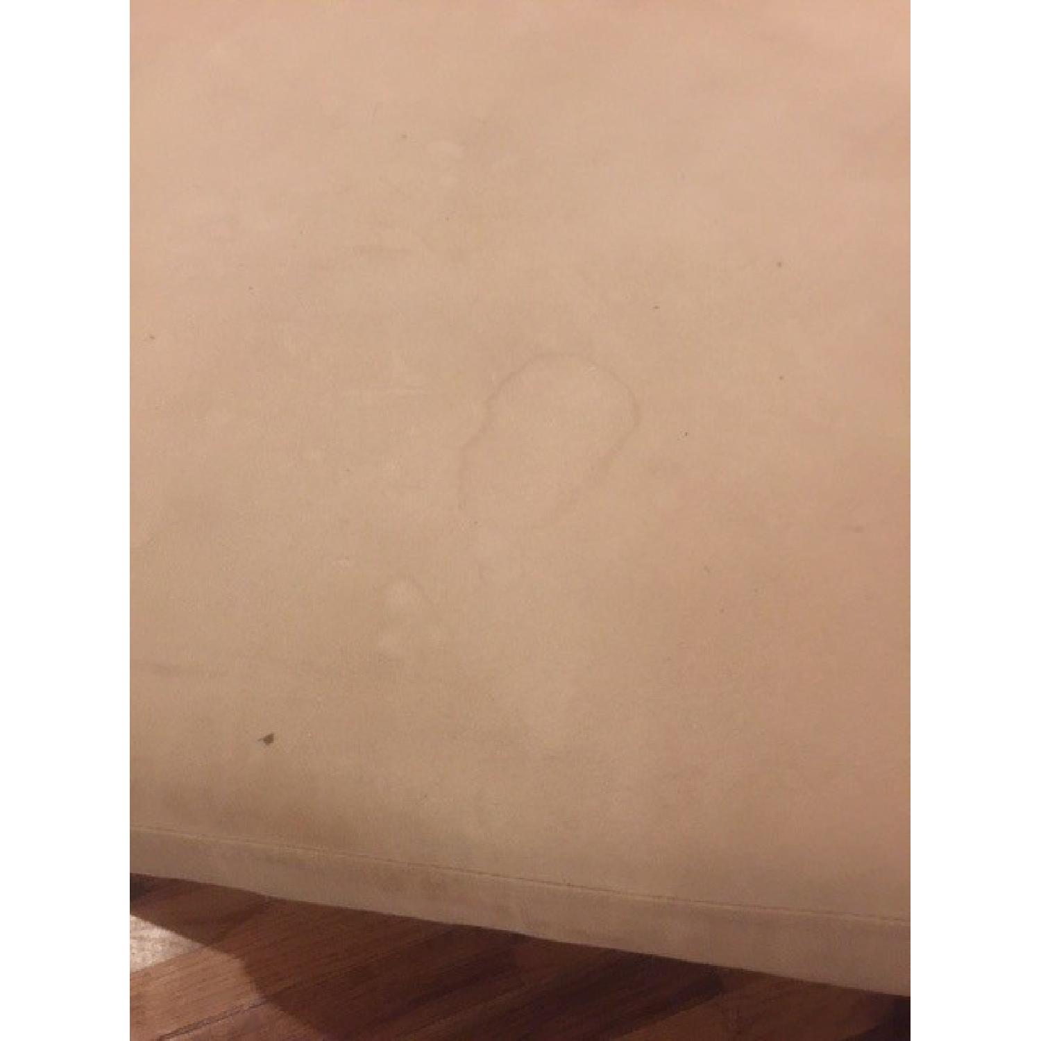 Microsuede Arm Chair with Ottoman - image-3