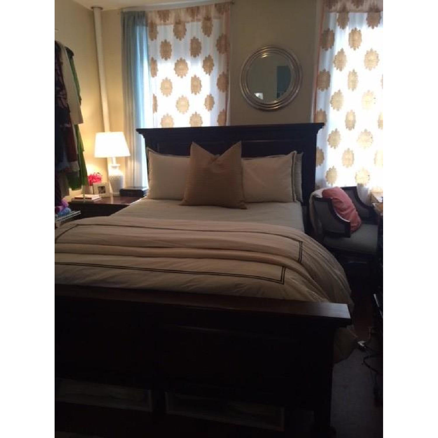 Pottery Barn Hudson Queen Size Bed w/ Headboard - image-4