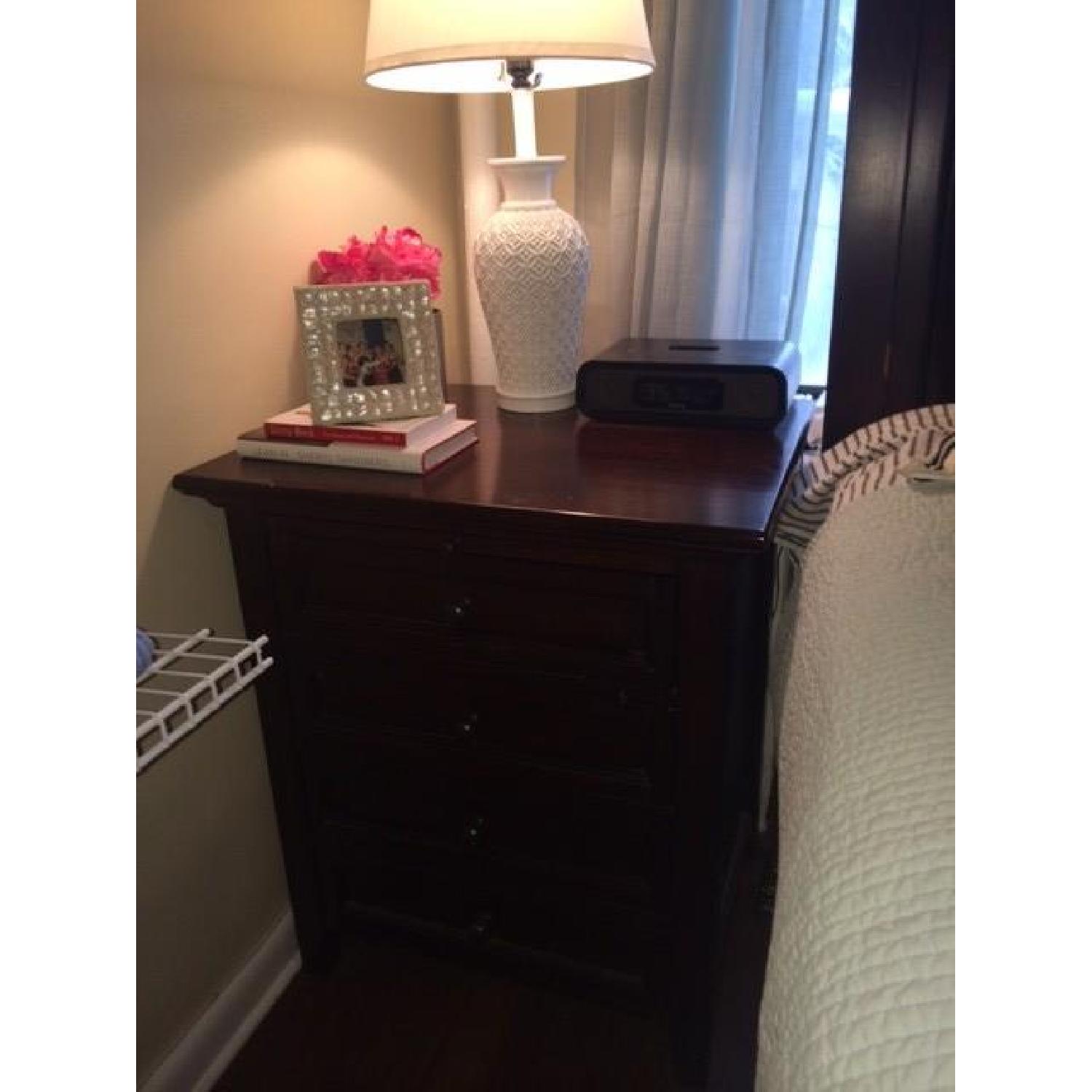 Pottery Barn Hudson 4-Drawer Bedside Table - image-1