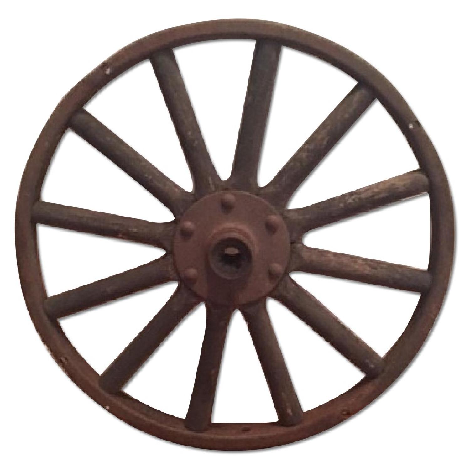 Antique Wagon Wheel - image-0