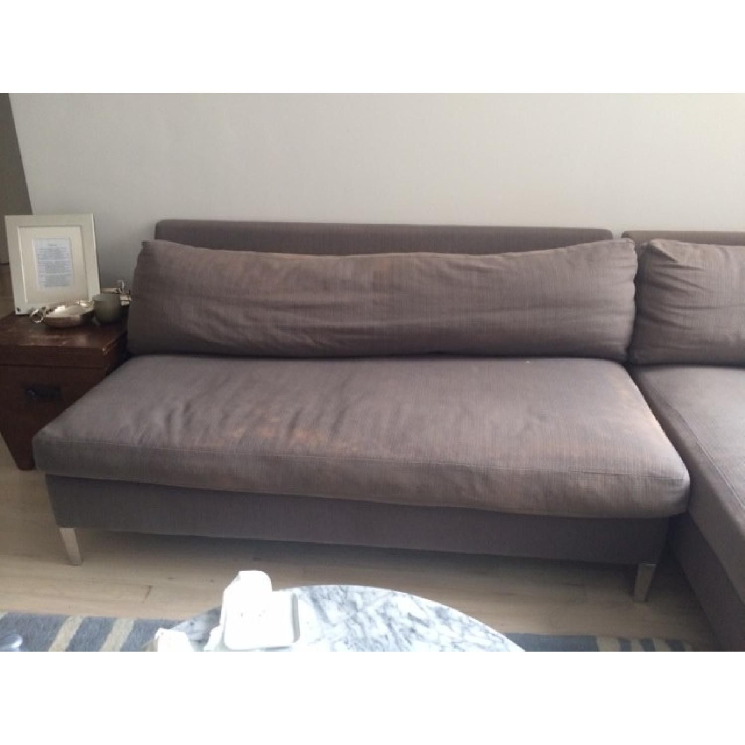 CB2 Cielo 3-Piece Sectional in Grey - image-1