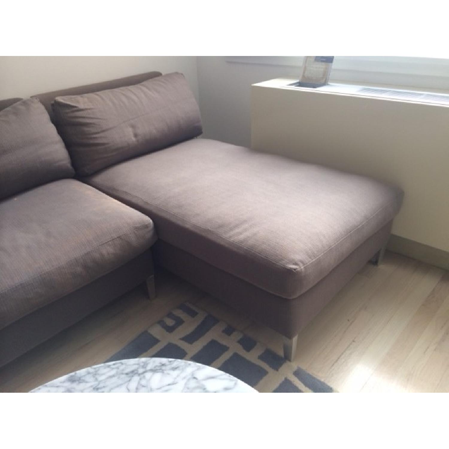 CB2 Cielo 3-Piece Sectional in Grey - image-2