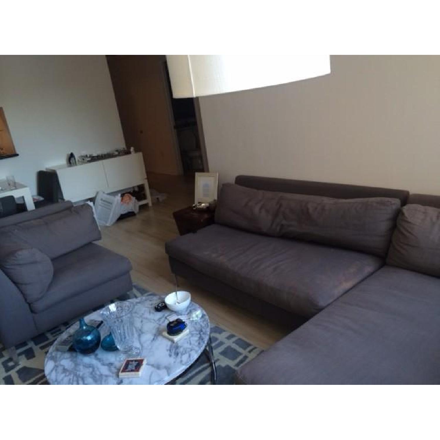 CB2 Cielo 3-Piece Sectional in Grey - image-4