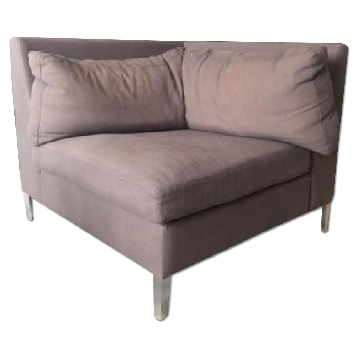 CB2 Cielo 3-Piece Sectional in Grey - image-6