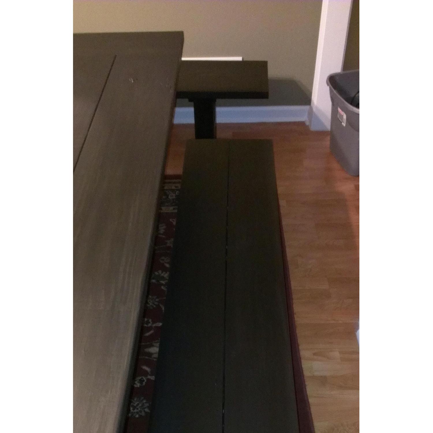 Rustic Veteran Farm Table with Bench Set - image-4