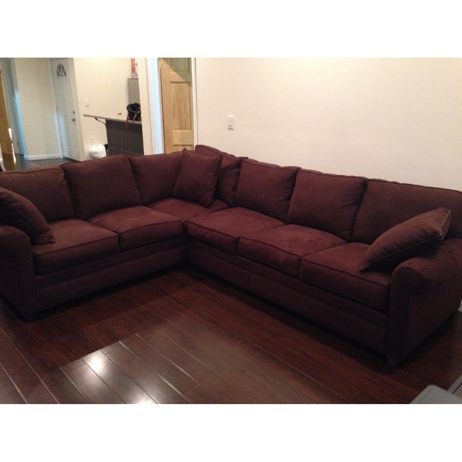Raymour & Flanigan 2 Piece Sectional Sofa - image-1