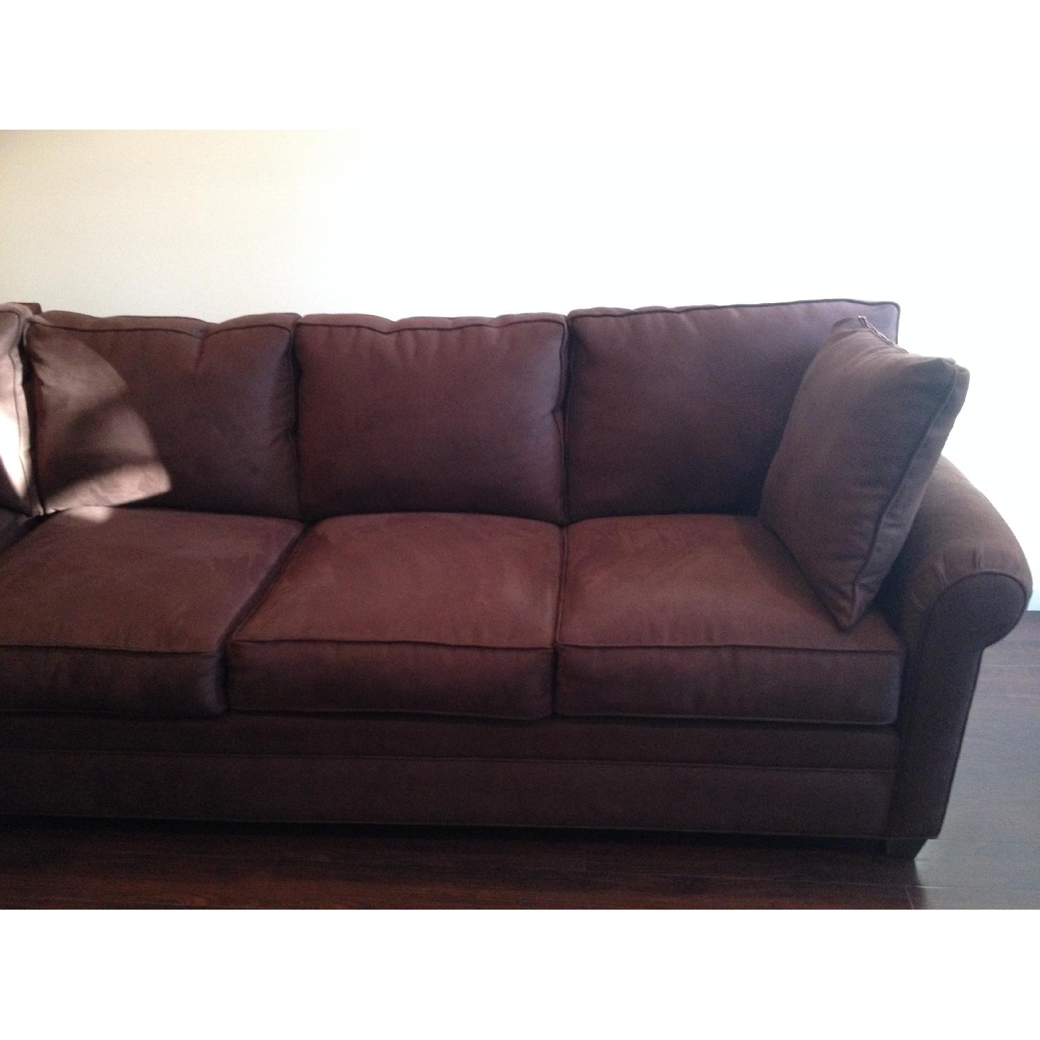 Raymour & Flanigan 2 Piece Sectional Sofa - image-3
