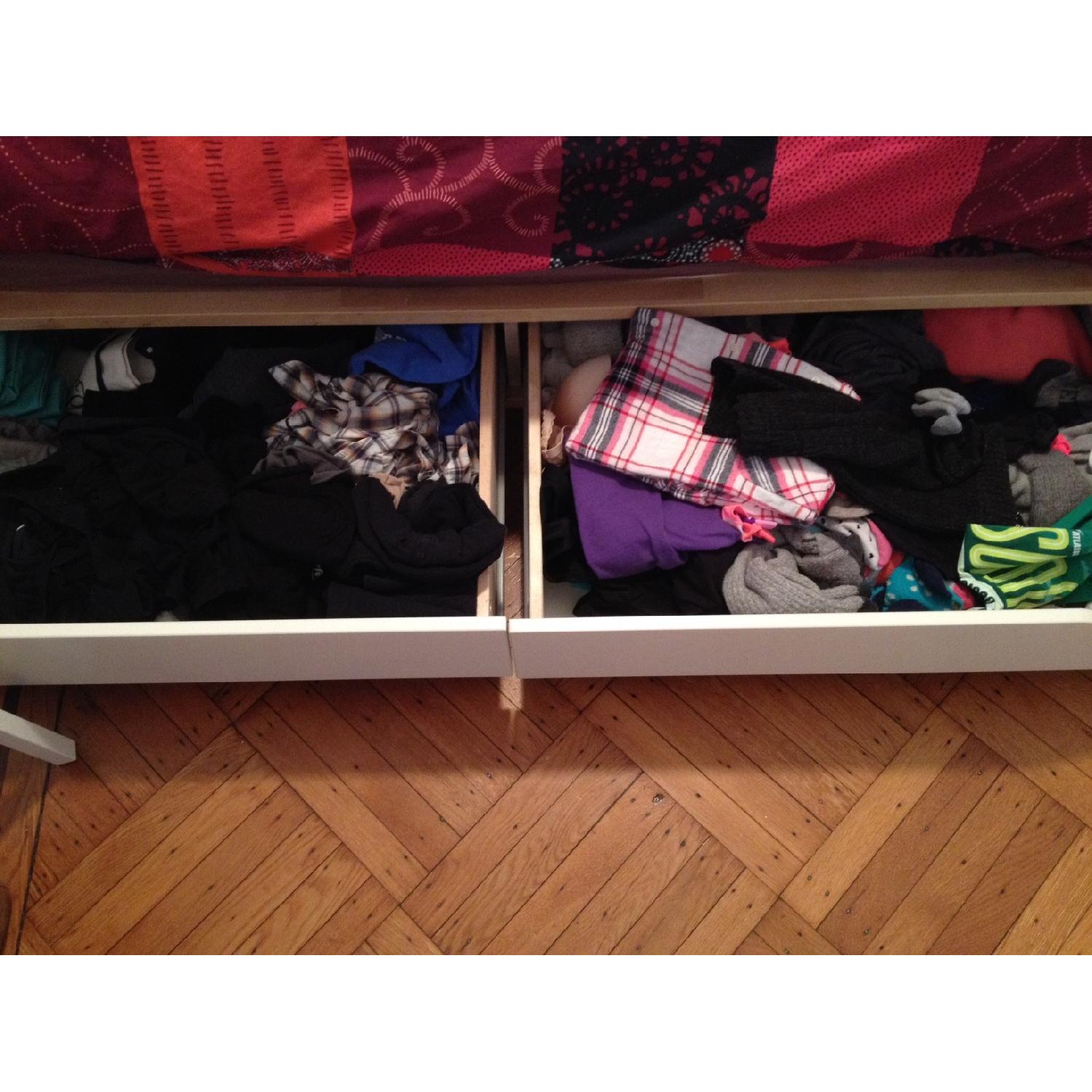 Ikea Queen Size Platform Storage Bed - image-3