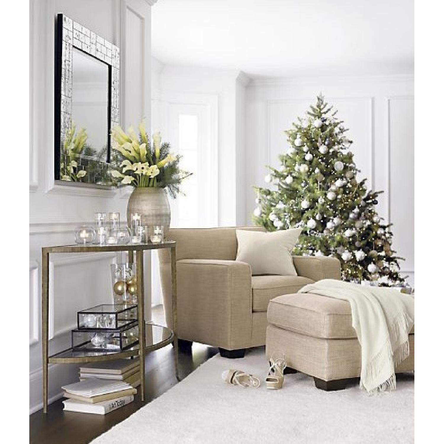 Crate & Barrel Clairemont Demilune Console Table - Thumbnail 2