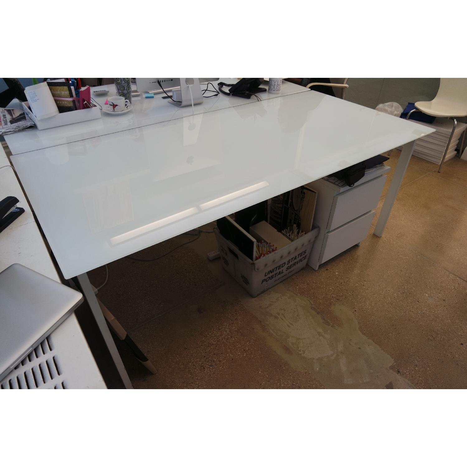 Ikea Glass Top Table or Desk - image-2