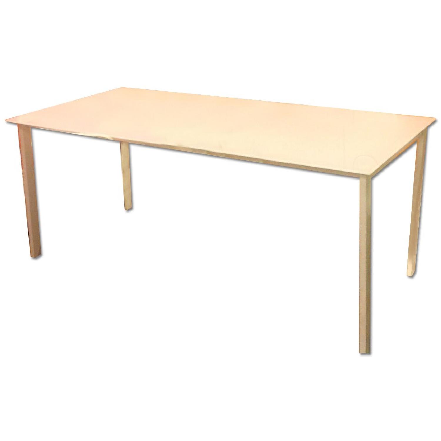 Ikea Glass Top Table or Desk - image-0