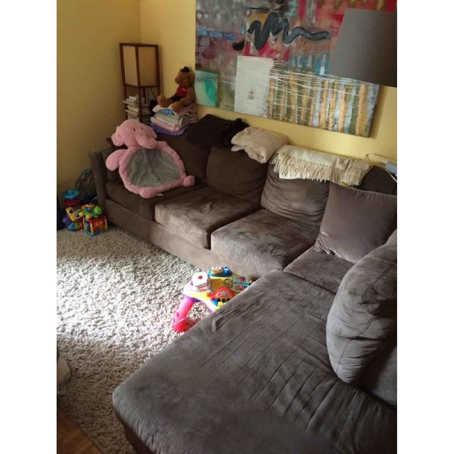 Bob's Furniture Brown Couch - image-3