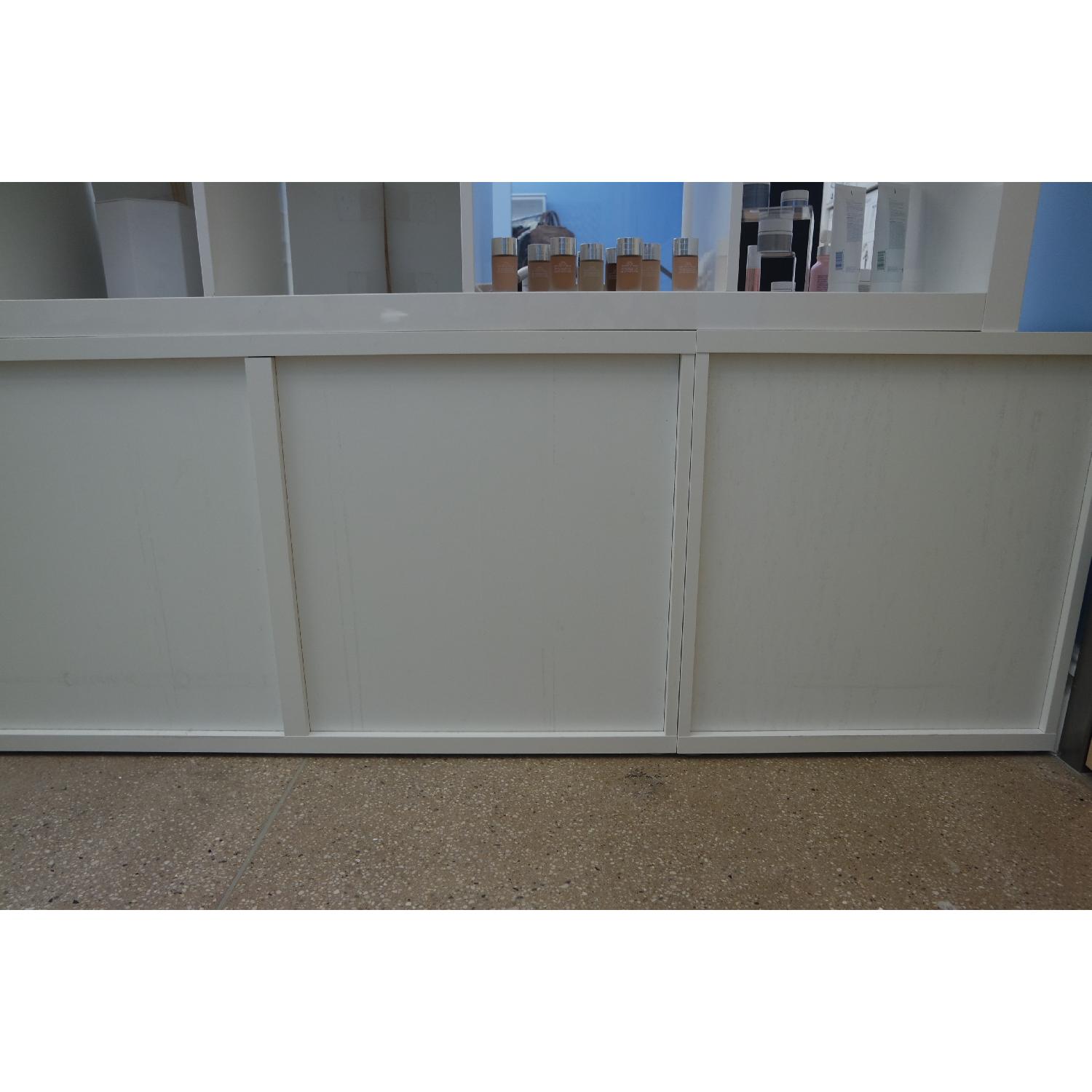 Ikea Besta Wall Cabinet with Vara White Doors - Set of 2 - image-1