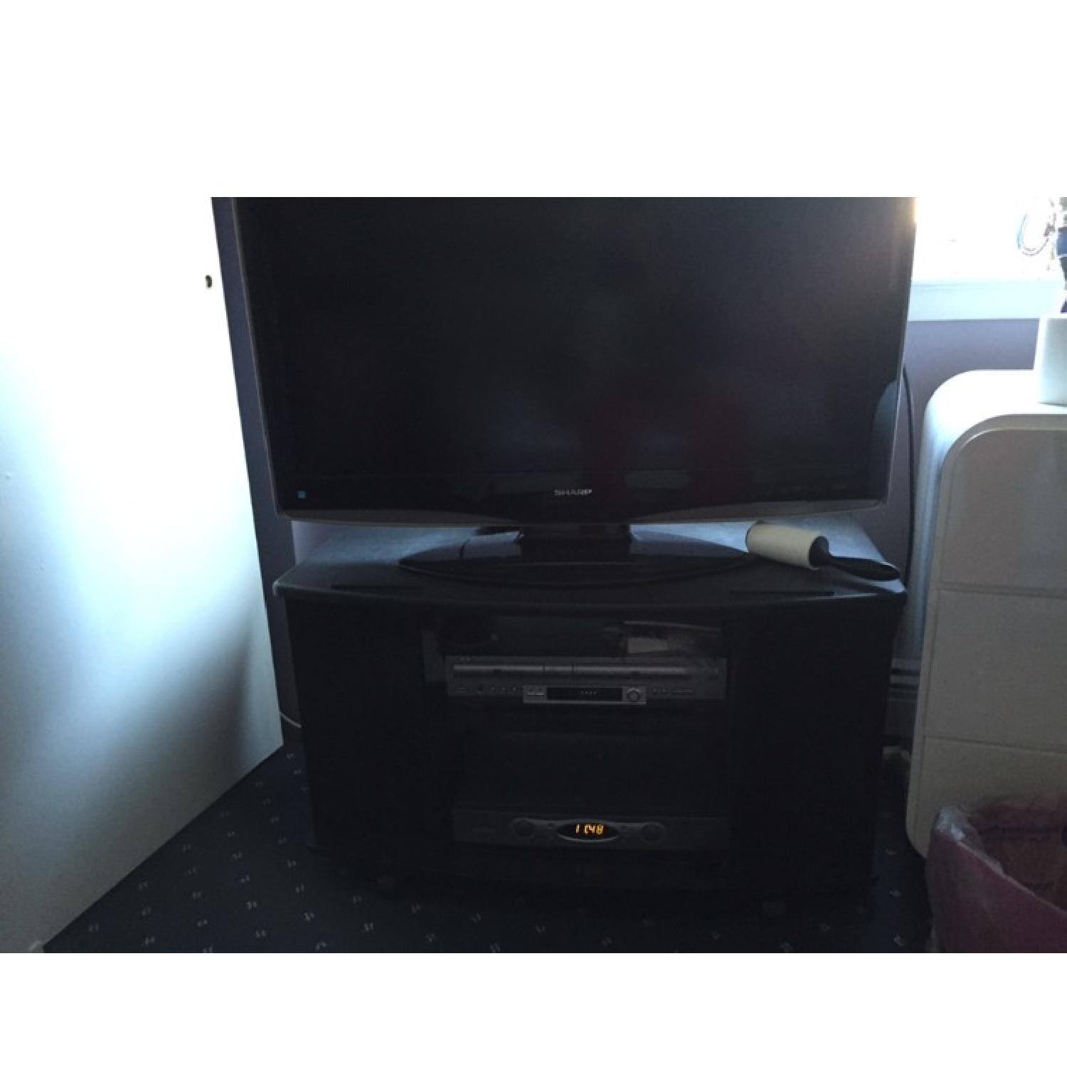 Black TV Stand - image-1