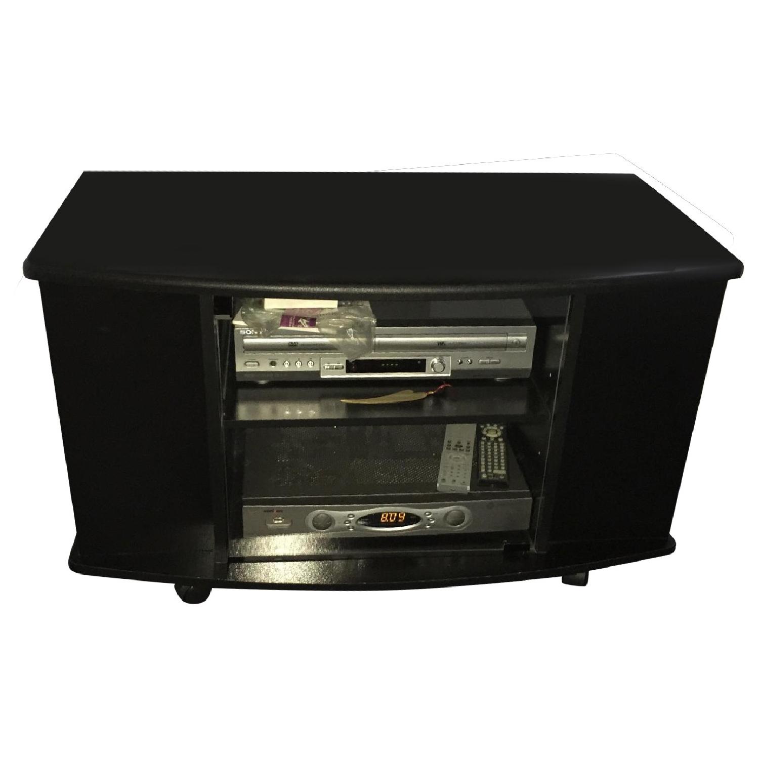 Black TV Stand - image-0