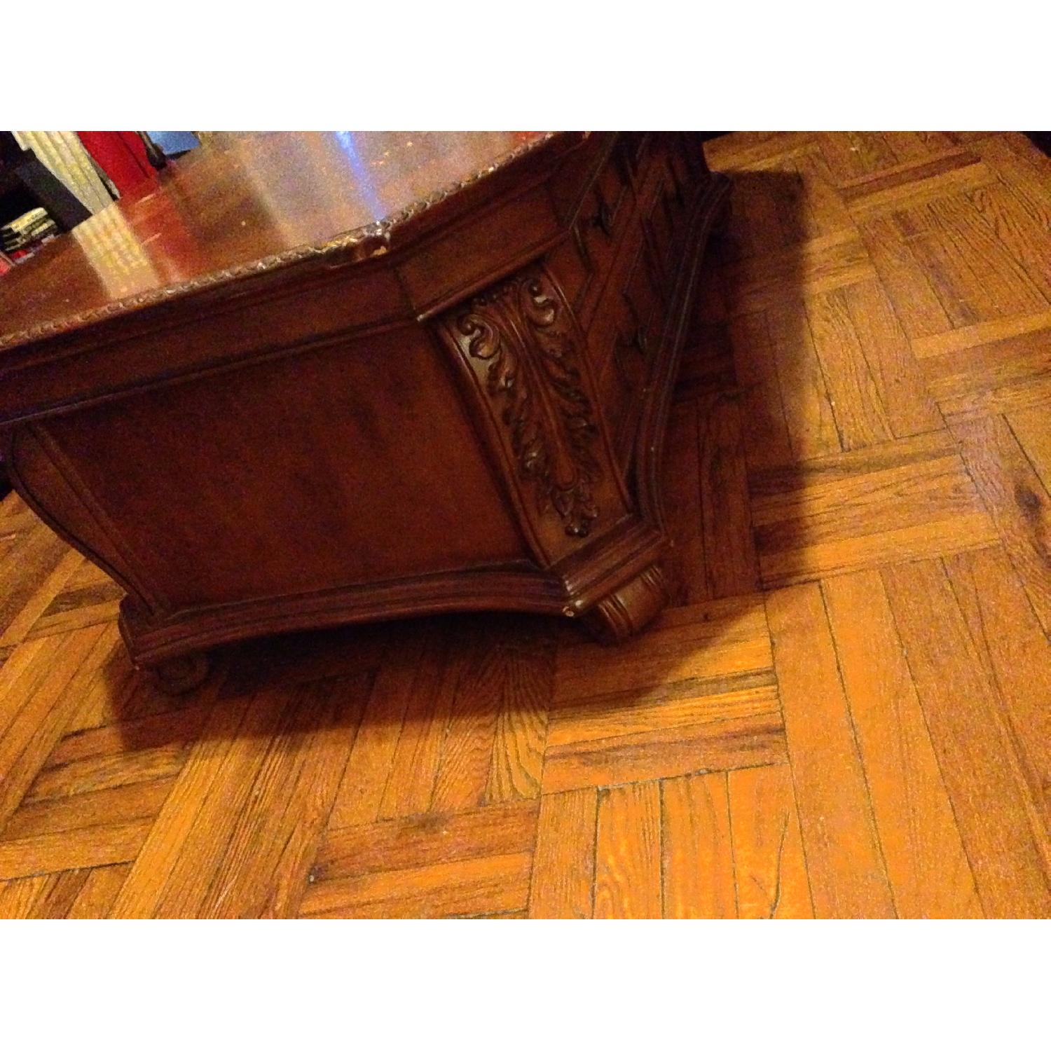 Wood Coffee Table - image-1