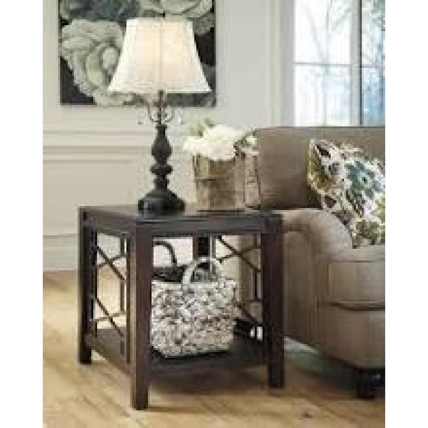Signature Designs by Ashley Northglen Chocolate/Espresso Rectangular End Table - image-1