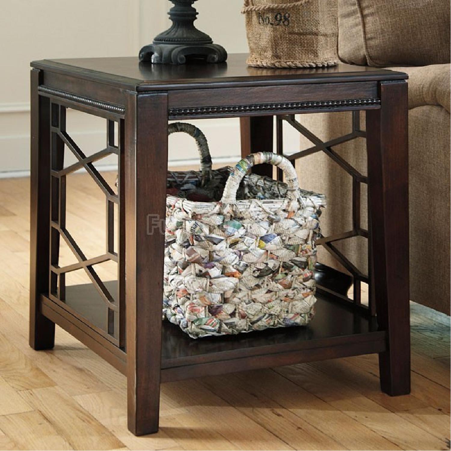 Signature Designs by Ashley Northglen Chocolate/Espresso Rectangular End Table - image-2