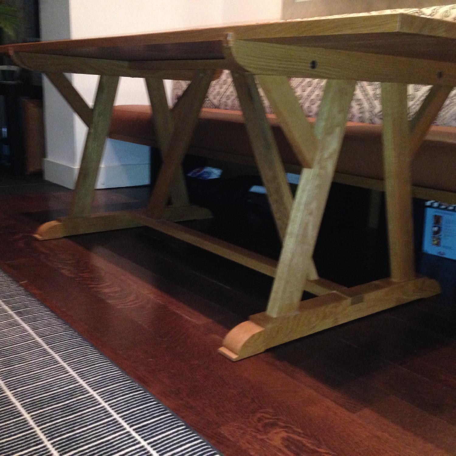 Scott Jordan Bespoke White Oak Tressle Table - image-3