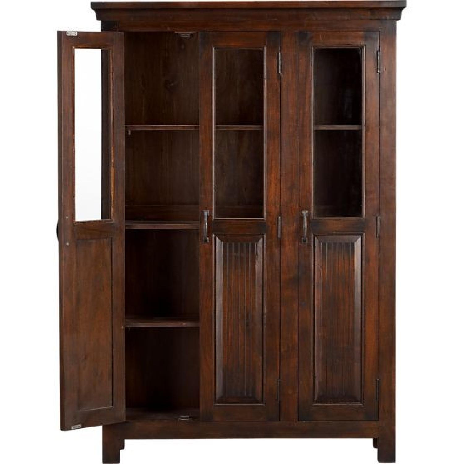 Crate & Barrel Kavari 3-Door Cabinet/Hutch - image-2