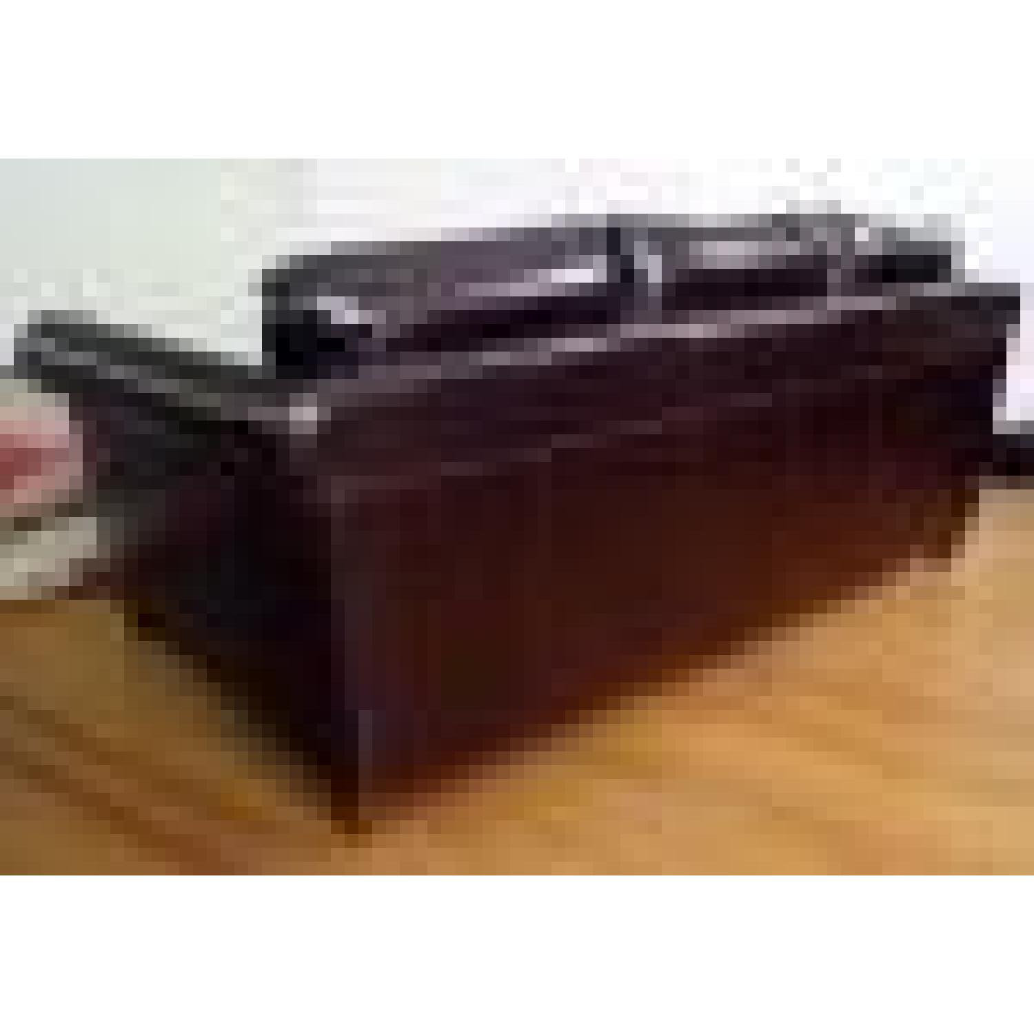 Natuzzi Italsofa Chocolate Brown Leather Sleeper Sofa - image-2