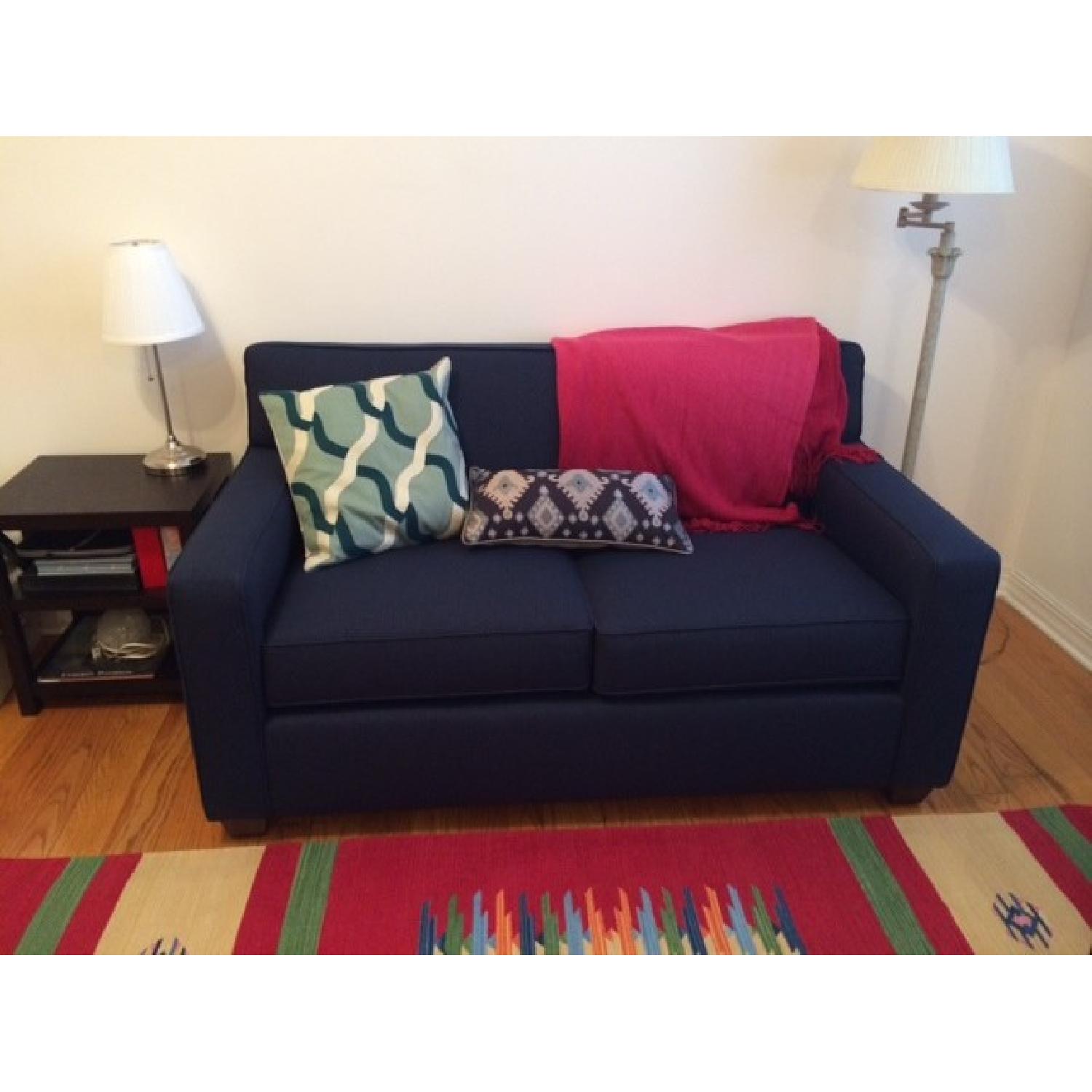 West Elm Modern Club Loveseat - image-1