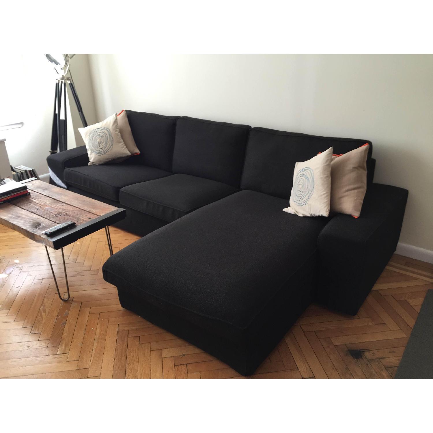 Ikea Kivik Loveseat and Chaise Lounge - image-1