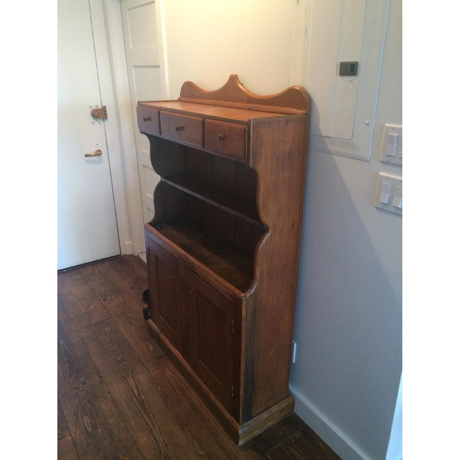Antique Pine Hutch - image-1