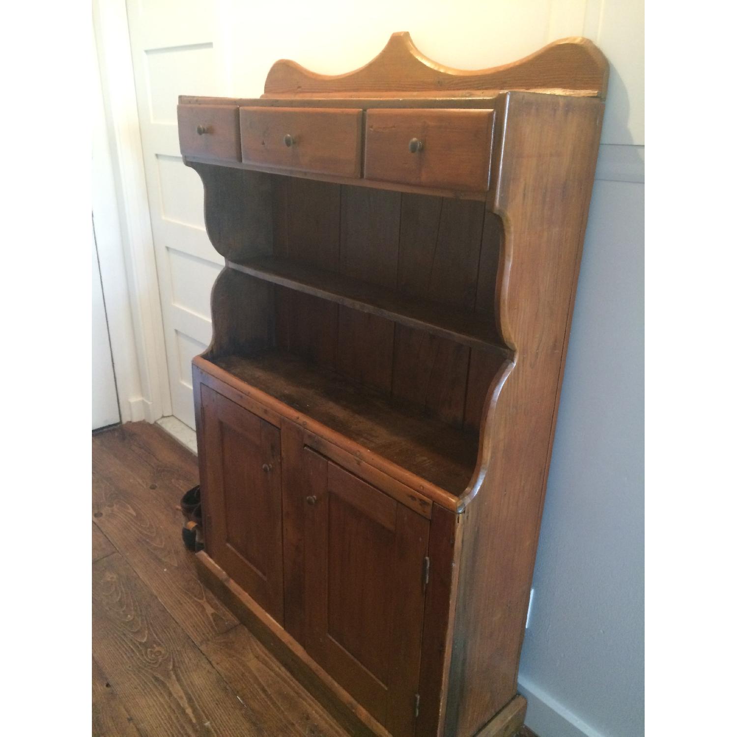 Antique Pine Hutch - image-2