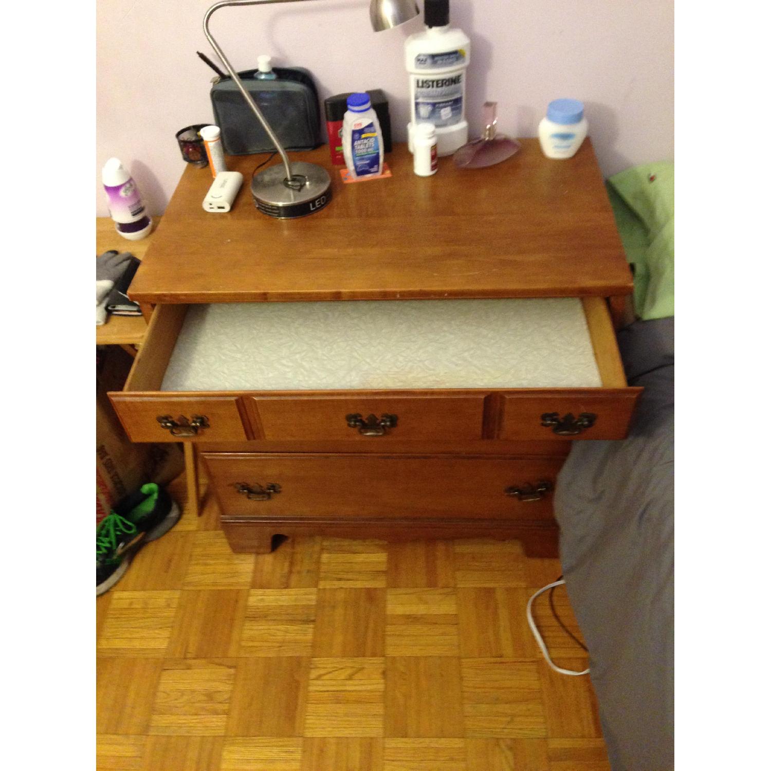 Maple Wood Dresser/Nightstand - image-3