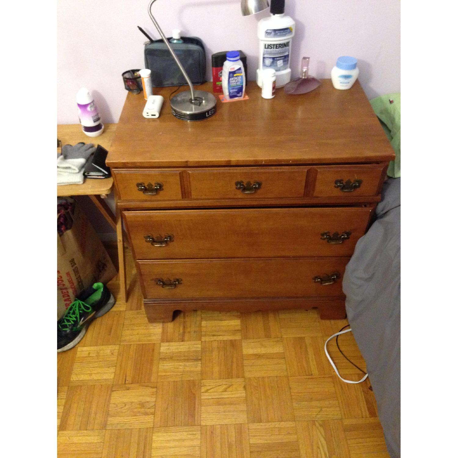 Maple Wood Dresser/Nightstand - image-5