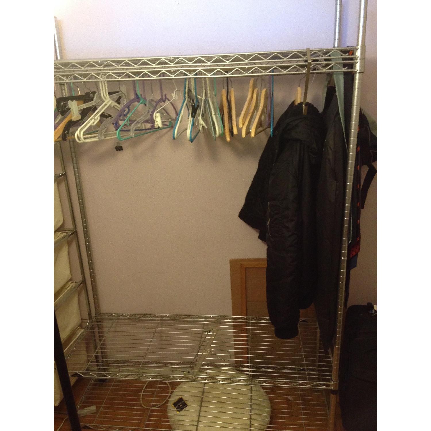 Stainless Steel Portable Closet - image-1