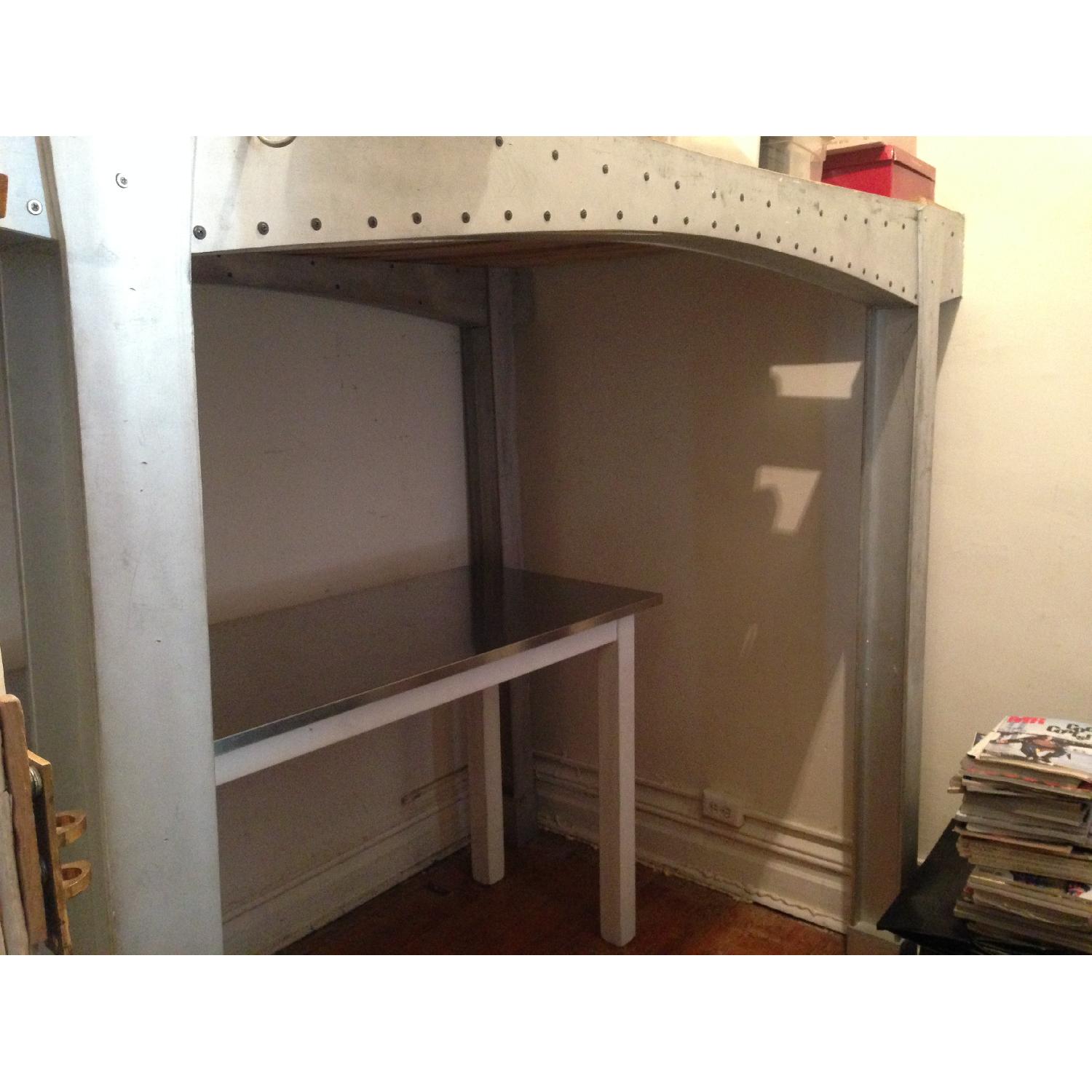 Custom Made Full Size Loft Bed - image-1