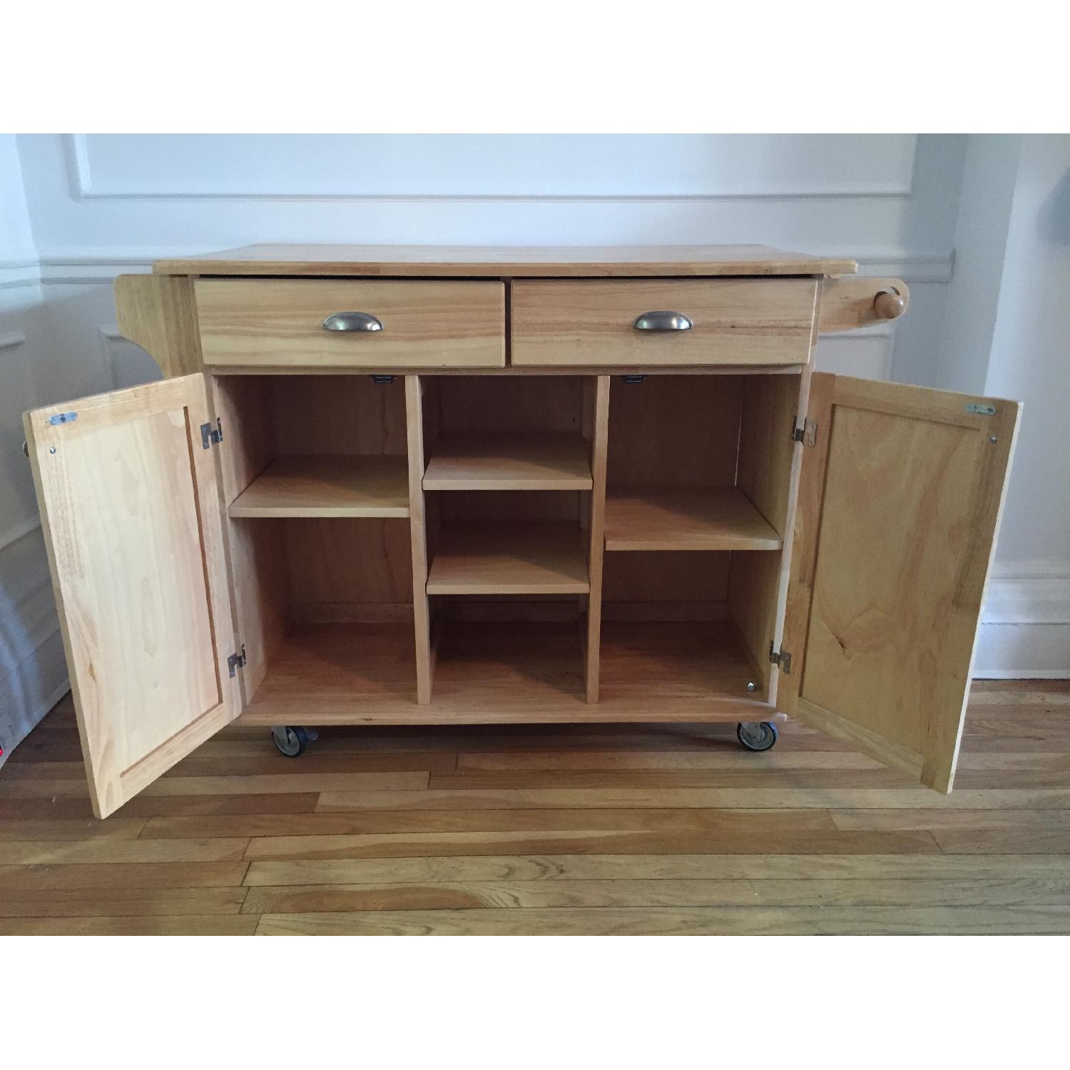 Oak Home Bar or Kitchen Island - Thumbnail 3