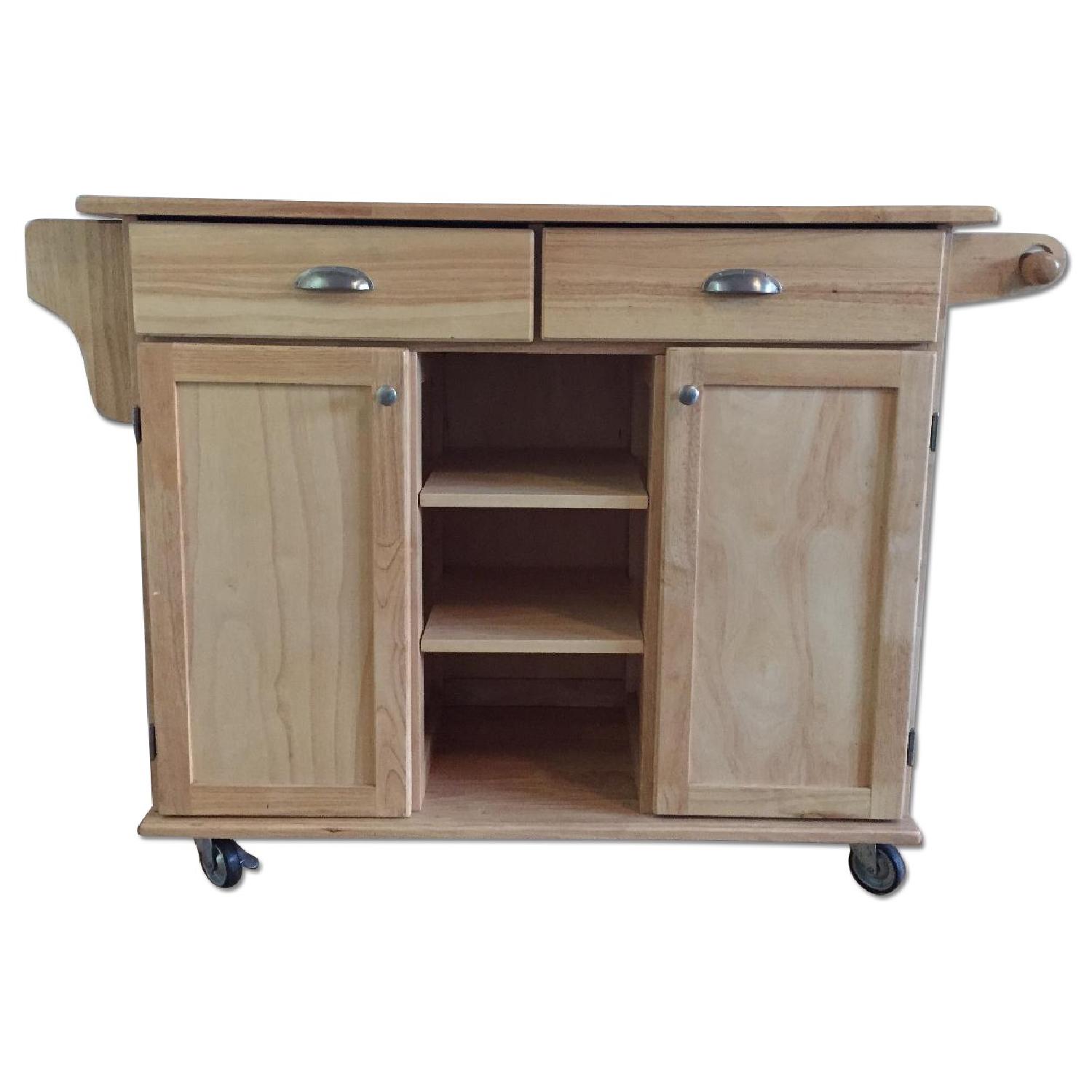 Oak Home Bar or Kitchen Island