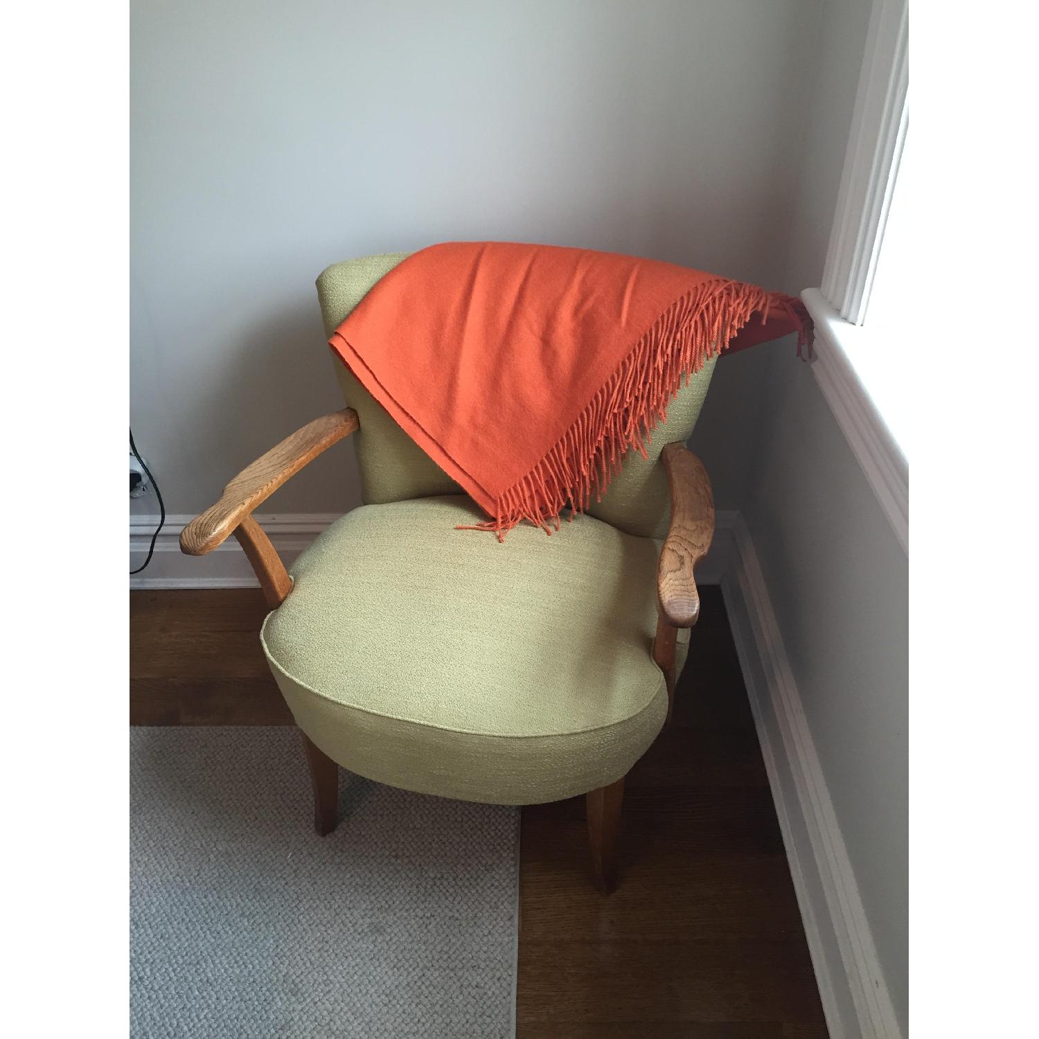 Alicia Adams Alpaca Baby Wool Orange Throw - image-2