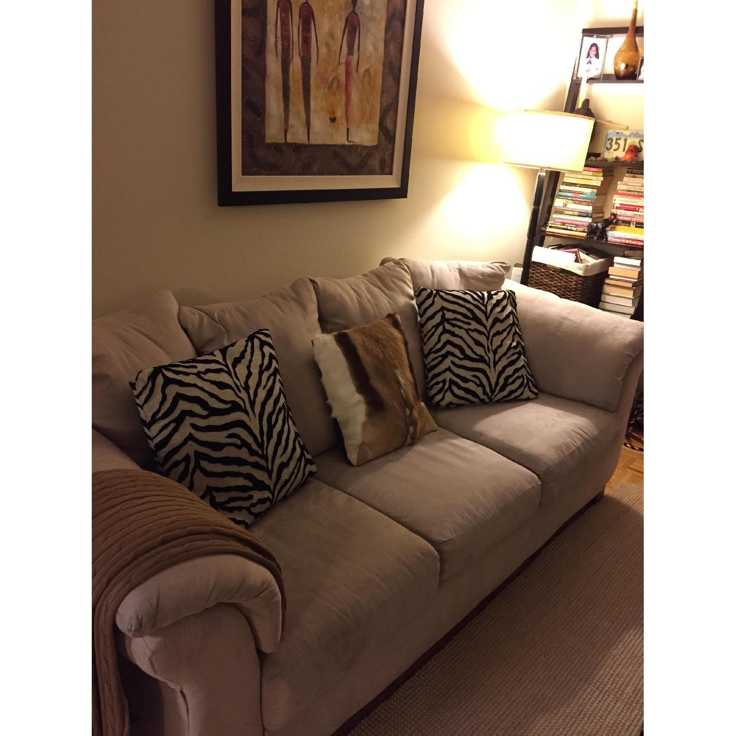 Performance Microfiber Sofa - image-3