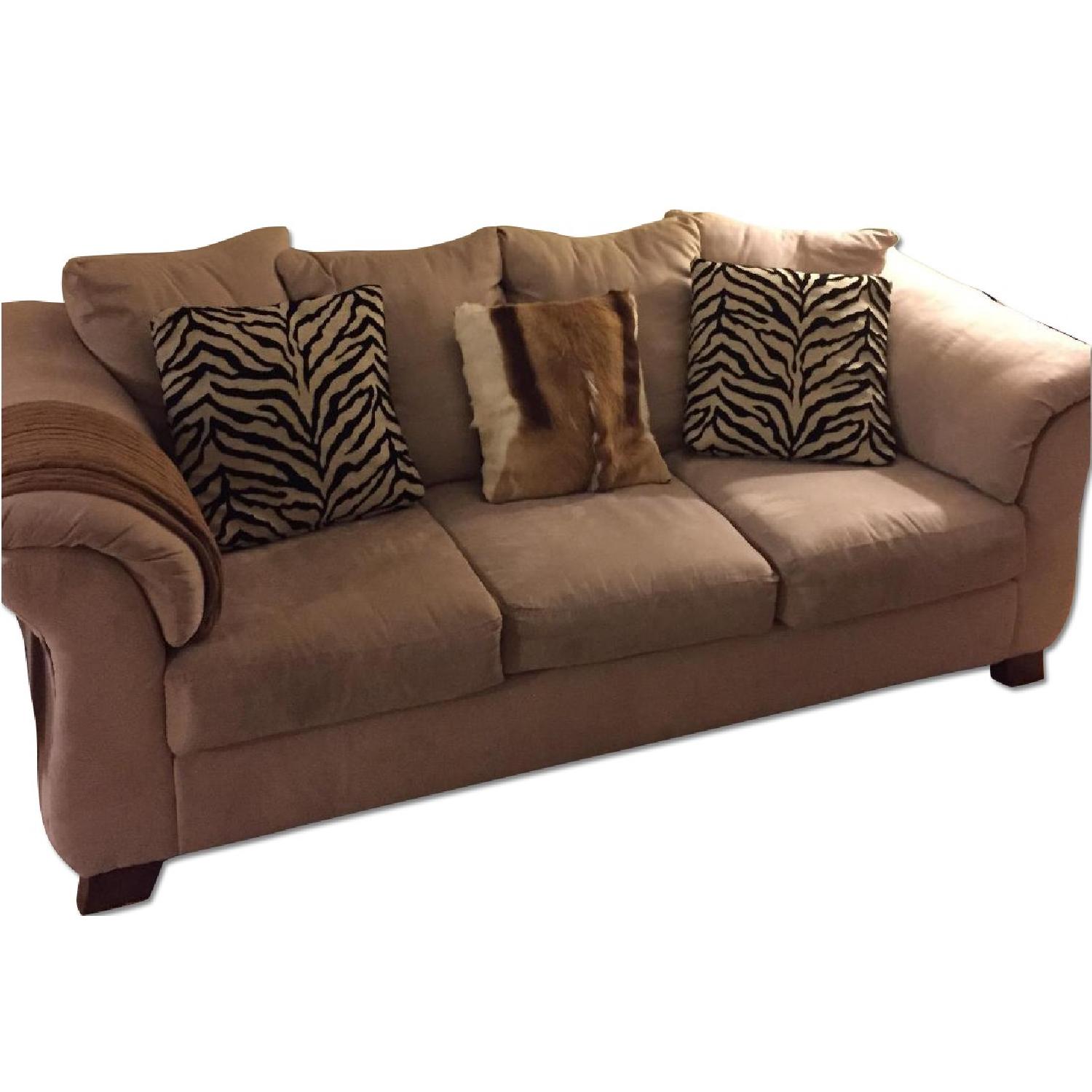 Performance Microfiber Sofa - image-0