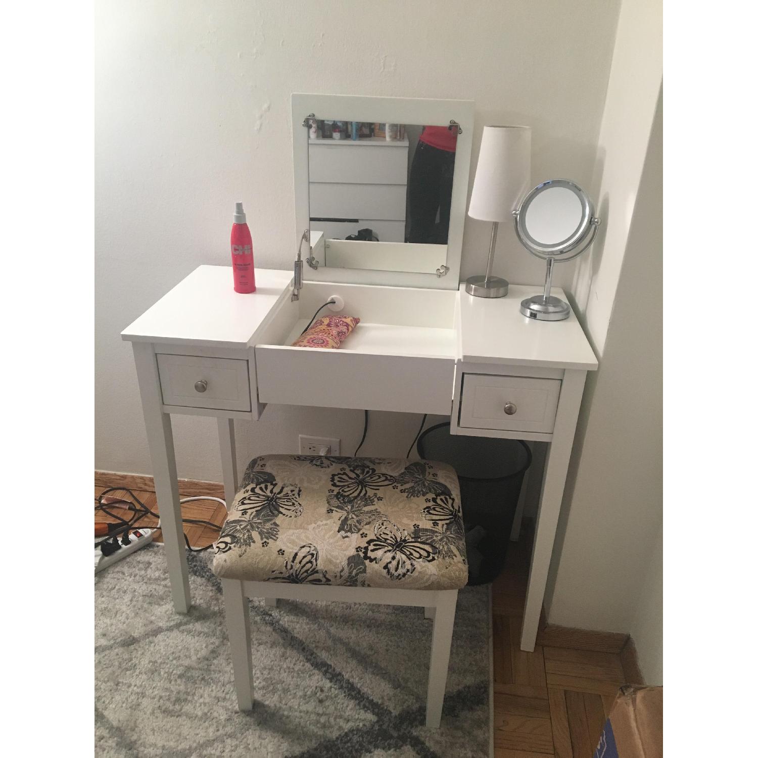 Linon Vanity Table - image-1