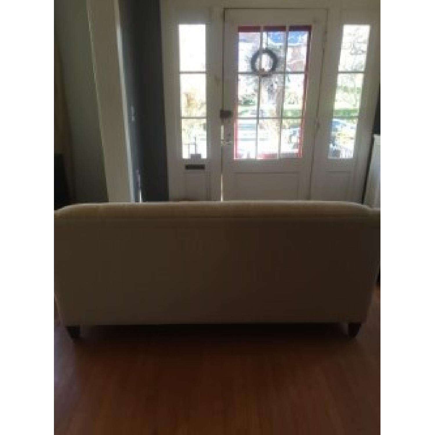 Beige Tufted Sofa - image-4