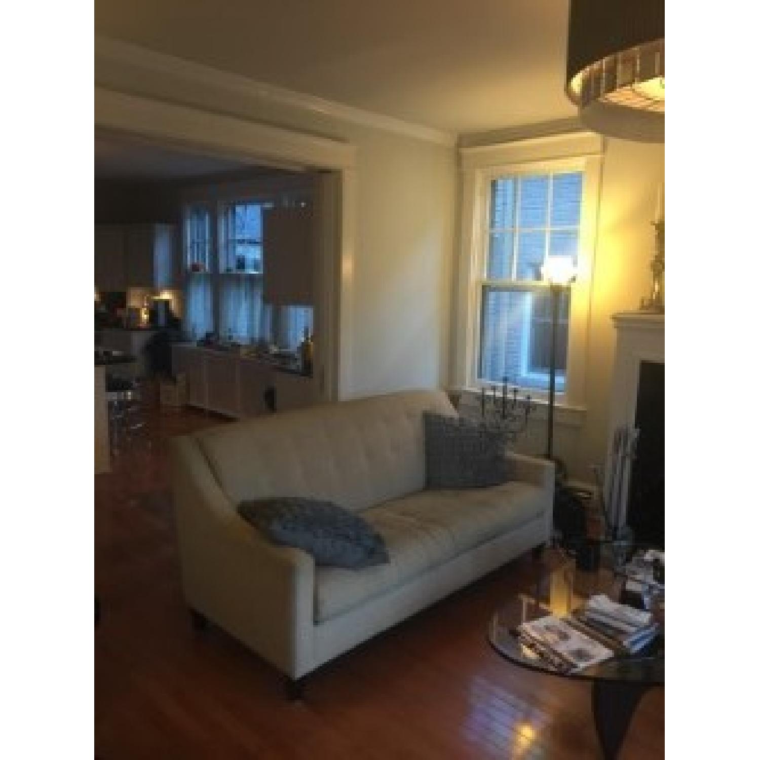 Beige Tufted Sofa - image-6