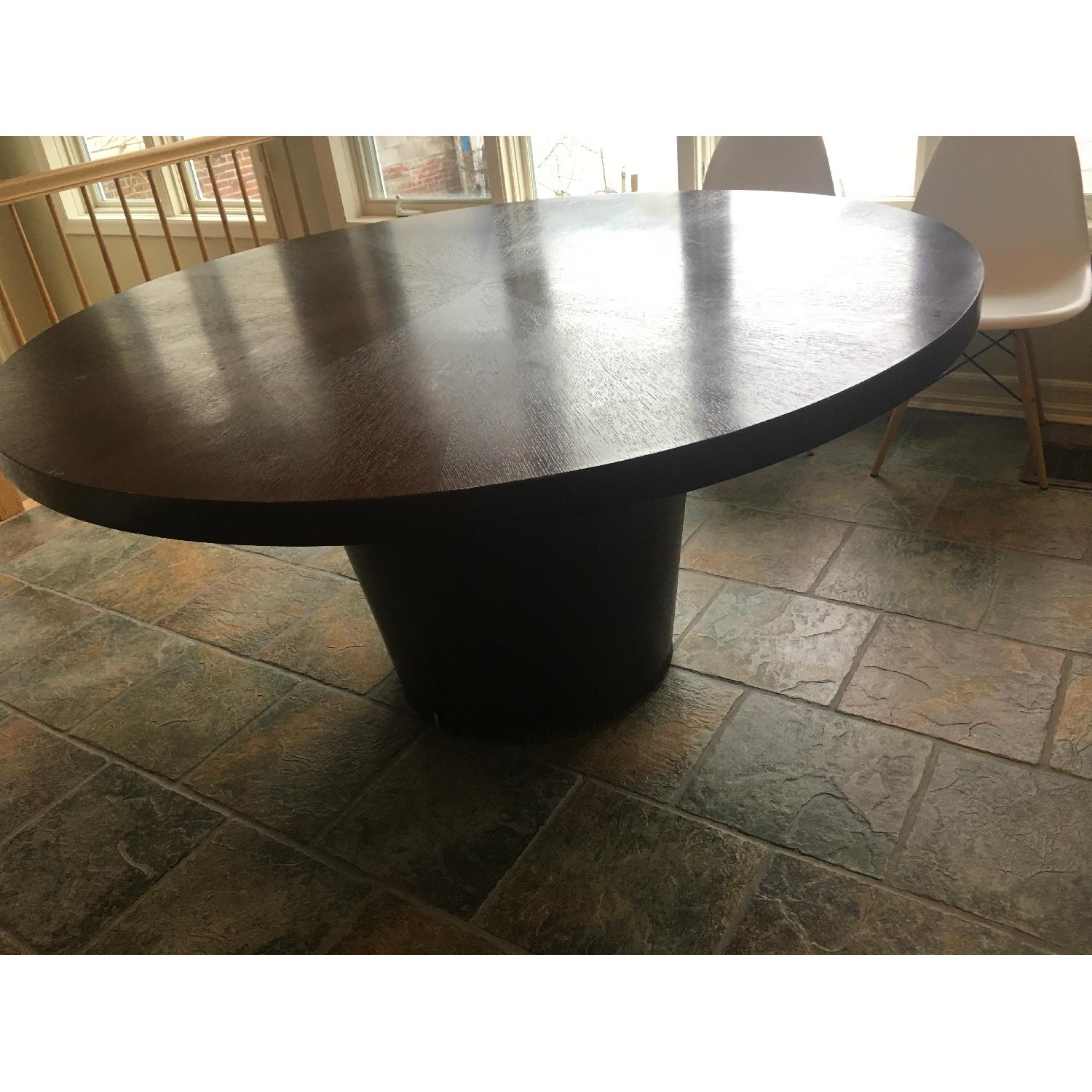 Crate & Barrel Round Dining Table - image-3