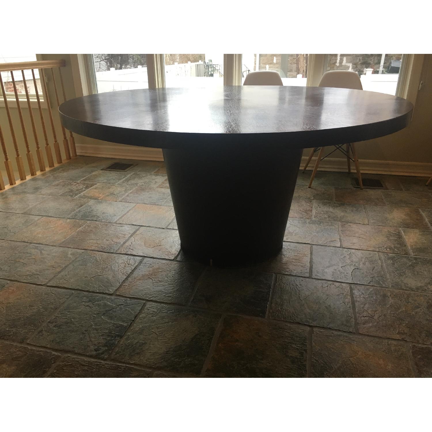 Crate & Barrel Round Dining Table - image-4