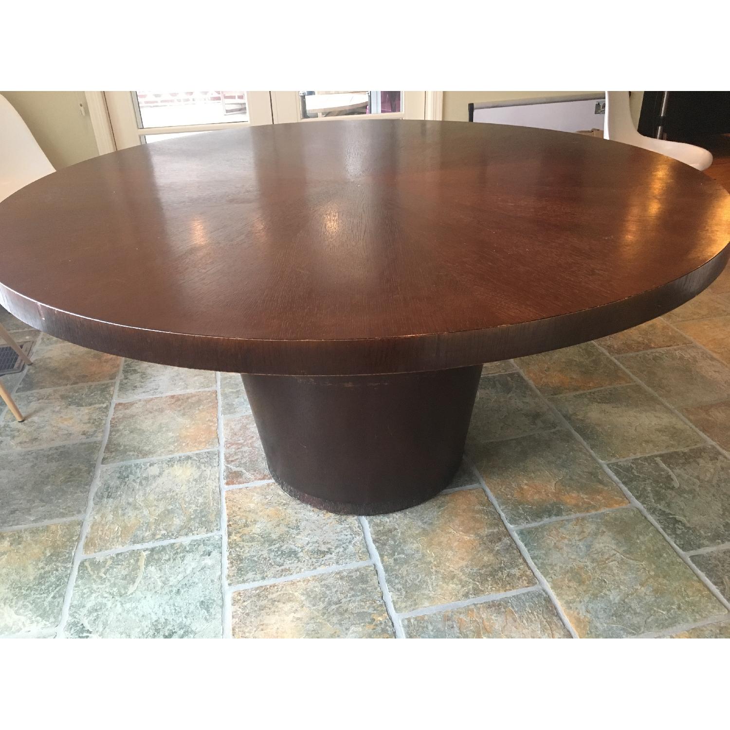 Crate & Barrel Round Dining Table - image-5